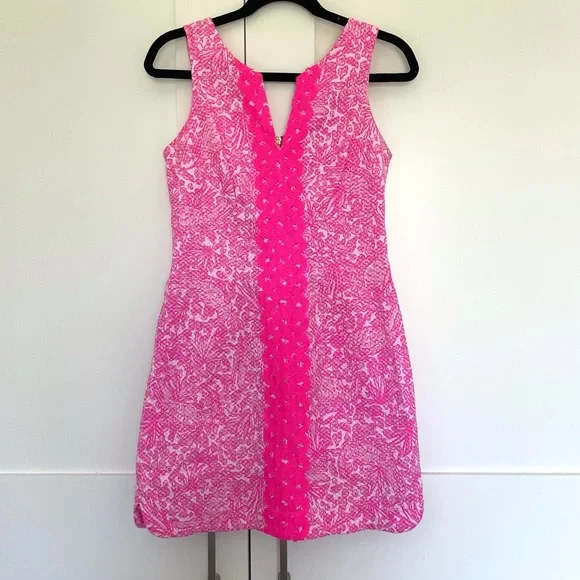 Lily Pulitzer pink Ryder shirt dress size 2 - Picture 2 of 6